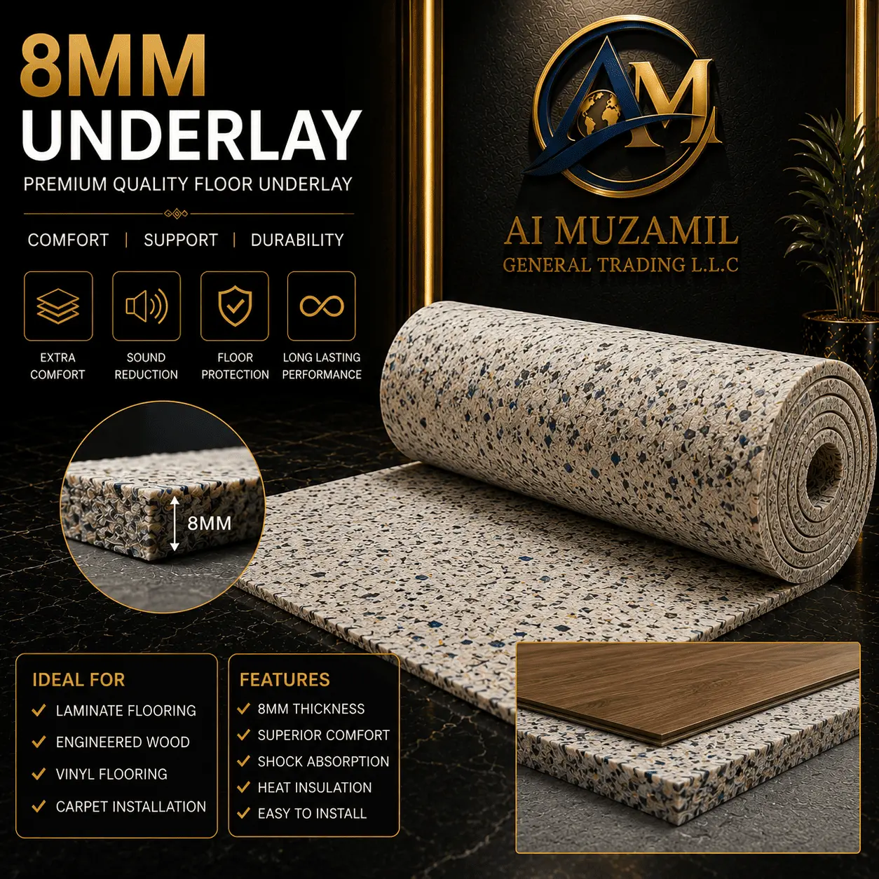 8 MM Underlay