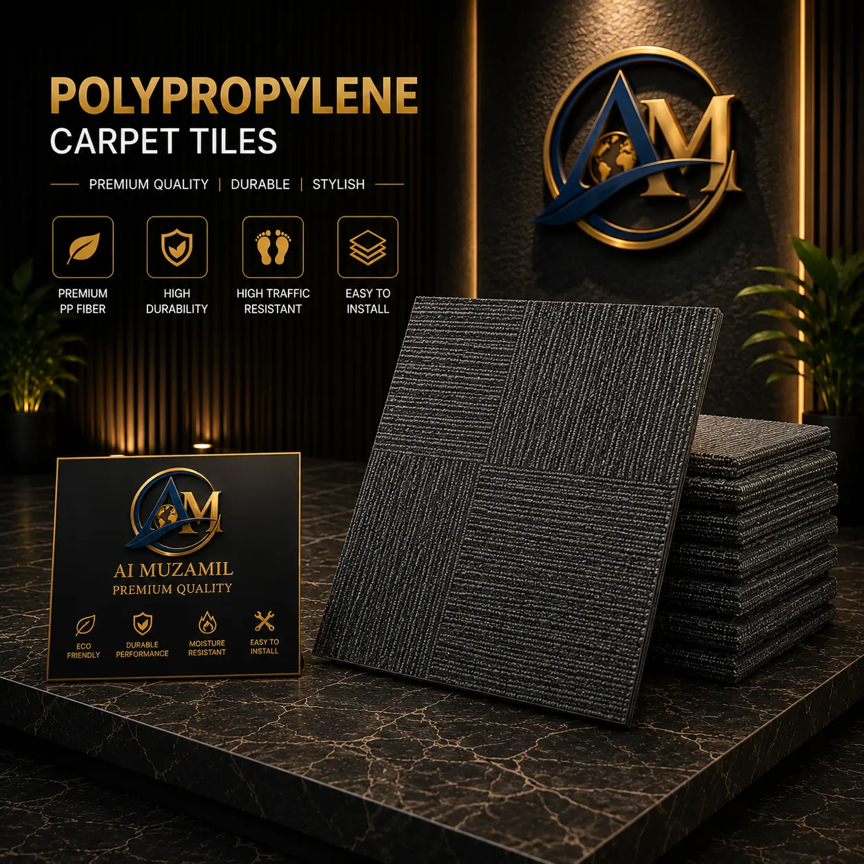 Polypropylene Carpet Tiles